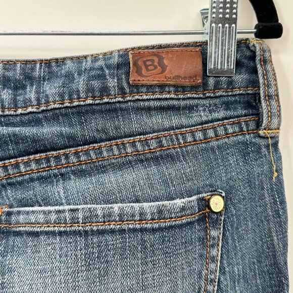 Bullhead Huntington Vintage Low Slung Stone Washed Flare Jeans Size 7 Juniors - Picture 5 of 6